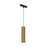 Kuzco Remuda 3" Trilo Track Pendant, Brushed Gold/Black Baffle - TRP71602-BG