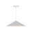 Kuzco Luiz 15" Trilo Track Pendant, White/Steel Shade - TRP73915-WH