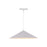 Kuzco Luiz 15" Trilo Track Pendant, 4000K, White/Steel Shade - TRP73915-WH-4K