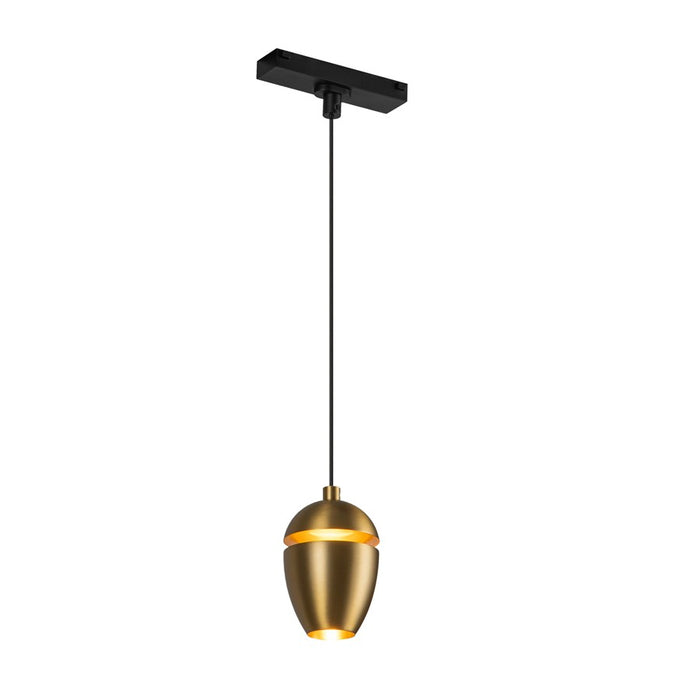 Kuzco Eloa 3" Trilo Track Pendant, Brushed Gold - TRP89703-BG