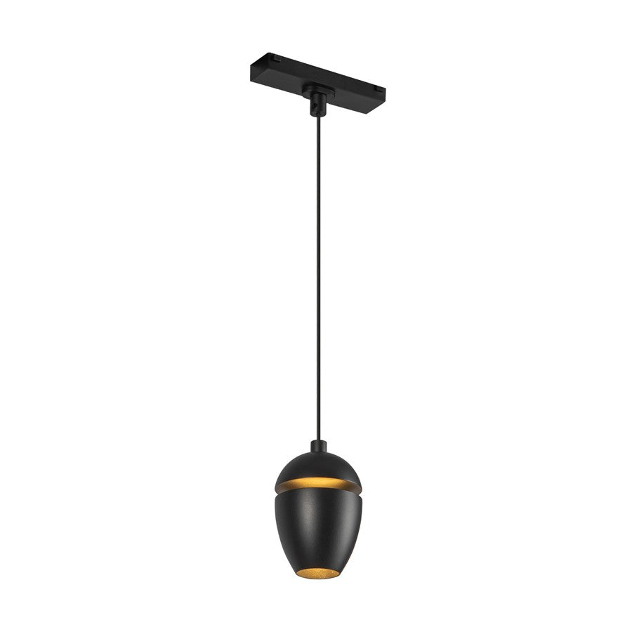 Kuzco Eloa 3" Trilo Track Pendant, Black - TRP89703-BK