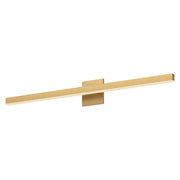 Kuzco Vega 37in LED Vanity Light | Brushed Gold and White Acrylic Diffuser | Bathroom & Bedroom Vanity | 2000lm 3000K 90CRI | Model VL10337-BG