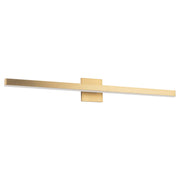Kuzco Vega 37in LED Vanity Light | Brushed Gold and White Acrylic Diffuser | Bathroom & Bedroom Vanity | 2000lm 3000K 90CRI | Model VL10337-BG