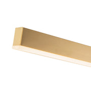 Kuzco Vega 37in LED Vanity Light | Brushed Gold and White Acrylic Diffuser | Bathroom & Bedroom Vanity | 2000lm 3000K 90CRI | Model VL10337-BG