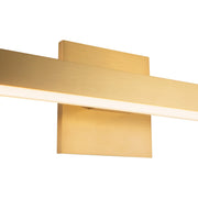 Kuzco Vega 37in LED Vanity Light | Brushed Gold and White Acrylic Diffuser | Bathroom & Bedroom Vanity | 2000lm 3000K 90CRI | Model VL10337-BG