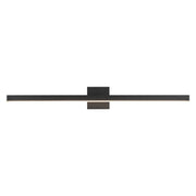 Kuzco Vega 37in LED Vanity Light | Black Frame with White Acrylic Diffuser | Bathroom & Bedroom Vanity | 2000lm, 3000K, Dimmable | Model VL10337-BK