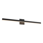 Kuzco Vega 37in LED Vanity Light | Black Frame with White Acrylic Diffuser | Bathroom & Bedroom Vanity | 2000lm, 3000K, Dimmable | Model VL10337-BK