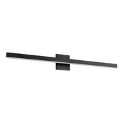 Kuzco Vega 37in LED Vanity Light | Black Frame with White Acrylic Diffuser | Bathroom & Bedroom Vanity | 2000lm, 3000K, Dimmable | Model VL10337-BK