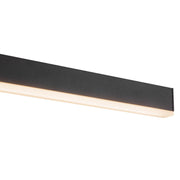 Kuzco Vega 37in LED Vanity Light | Black Frame with White Acrylic Diffuser | Bathroom & Bedroom Vanity | 2000lm, 3000K, Dimmable | Model VL10337-BK