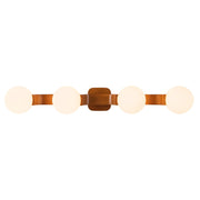 Kuzco Briar 34" Brown Bathroom Vanity Light, Teak - VL11534-TK