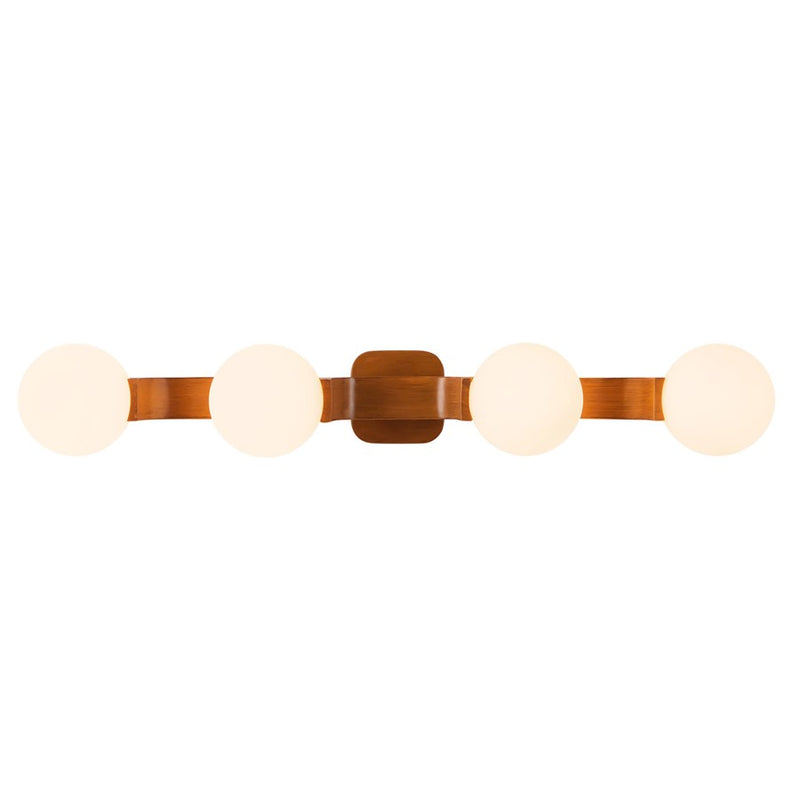 Kuzco Briar 34" Brown Bathroom Vanity Light, Teak - VL11534-TK