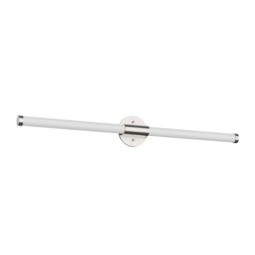 Kuzco Akari 36in LED Vanity Light | Modern Brushed Nickel and Frosted Acrylic | Bathroom Vanity & Mirror Light | 1785lm 3000K | Model VL18536-BN