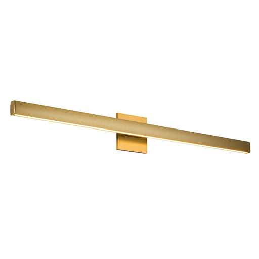 Kuzco Vera 38in LED Vanity Light | Brushed Gold Aluminum and White PC Diffuser | Bathroom & Powder Room | 37.88 x 37.88 x 4.75 in | Model VL20338-BG