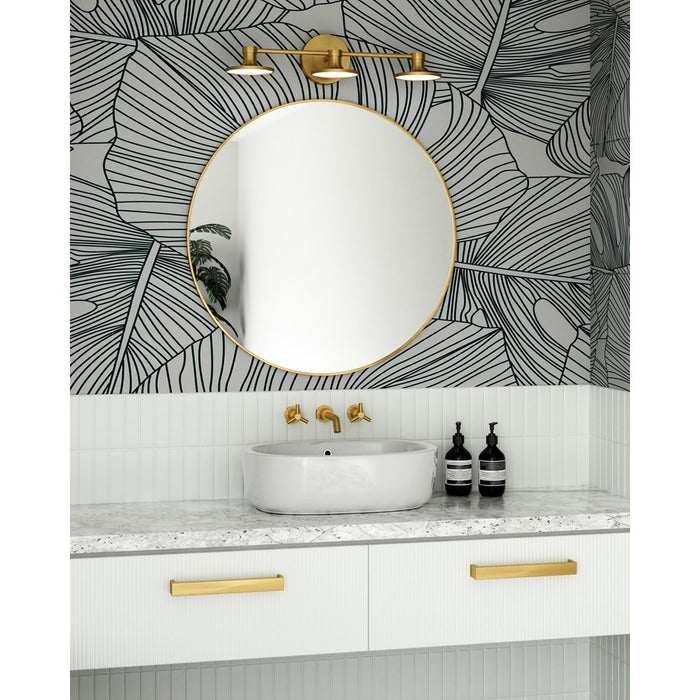Alora Mood Issa 21" LED Vanity Light, Brushed Gold - VL418021BG-UNV