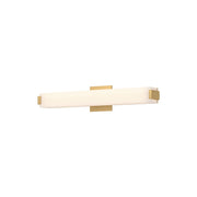 Kuzco Latitude 25in 1-Light LED Vanity Light | Modern Brushed Gold and White Acrylic Diffuser | Bathroom Vanity & Powder Room | Model VL47225-BG