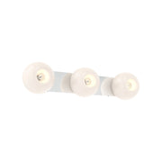Kuzco Samar 32in 3-Light Vanity Light | Modern Chrome Steel and Opal Glass | Bathroom Vanity & Powder Room | Model VL57532-CH-OP