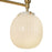 Kuzco Cherise 29" Gold, Brushed Gold/Glossy Ribbed Opal Glass