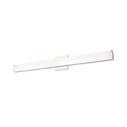 Kuzco Longitude 36in LED Vanity | Modern Chrome and White Acrylic | Bathroom Vanity Light | Model VL61236-CH