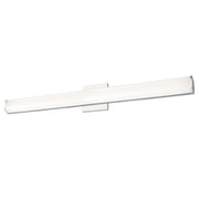 Kuzco Longitude 36in LED Vanity | Modern Chrome and White Acrylic | Bathroom Vanity Light | Model VL61236-CH