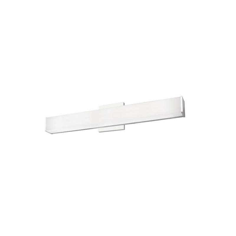 Kuzco Jane 24in LED Vanity | Chrome and White Acrylic Diffuser | Bathroom Vanity | 24 x 2.88 in | Model VL62224-CH