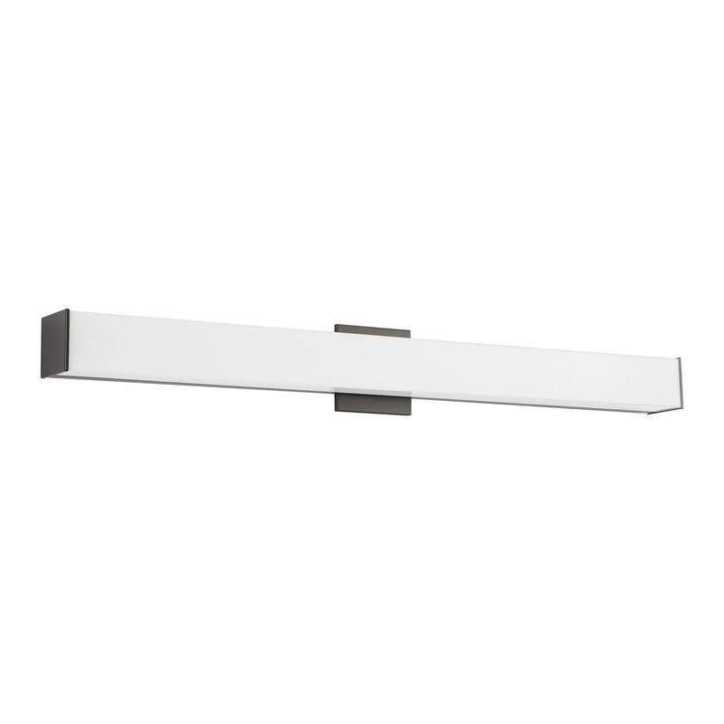 Kuzco Jane 36in 1-Light LED Vanity Light | Modern Black and White Acrylic Diffuser | Bathroom Vanity & Damp Location | Model VL62236-BK