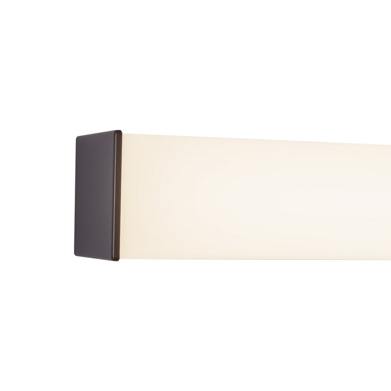 Kuzco Jane 36in 1-Light LED Vanity Light | Modern Black and White Acrylic Diffuser | Bathroom Vanity & Damp Location | Model VL62236-BK