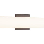 Kuzco Jane 36in 1-Light LED Vanity Light | Modern Black and White Acrylic Diffuser | Bathroom Vanity & Damp Location | Model VL62236-BK