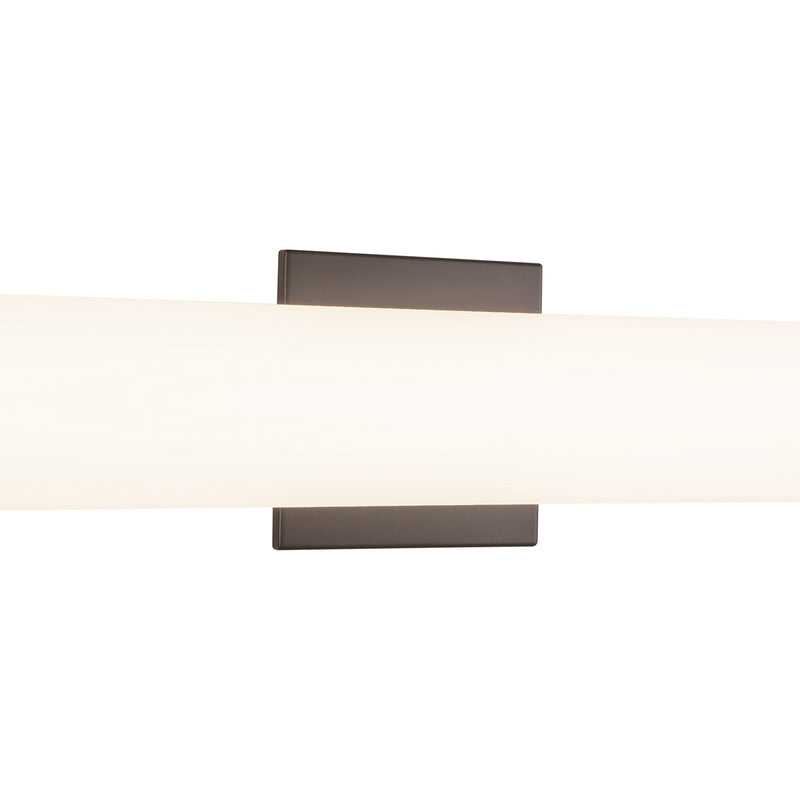 Kuzco Jane 36in 1-Light LED Vanity Light | Modern Black and White Acrylic Diffuser | Bathroom Vanity & Damp Location | Model VL62236-BK