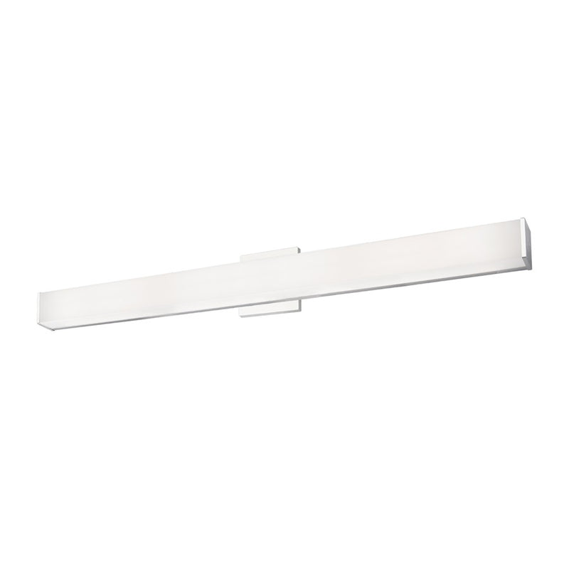 Kuzco Jane 36in LED Vanity Light | Chrome and White Acrylic Diffuser | Bathroom & Damp Location | 36.12 x 2.88 in | Model VL62236-CH