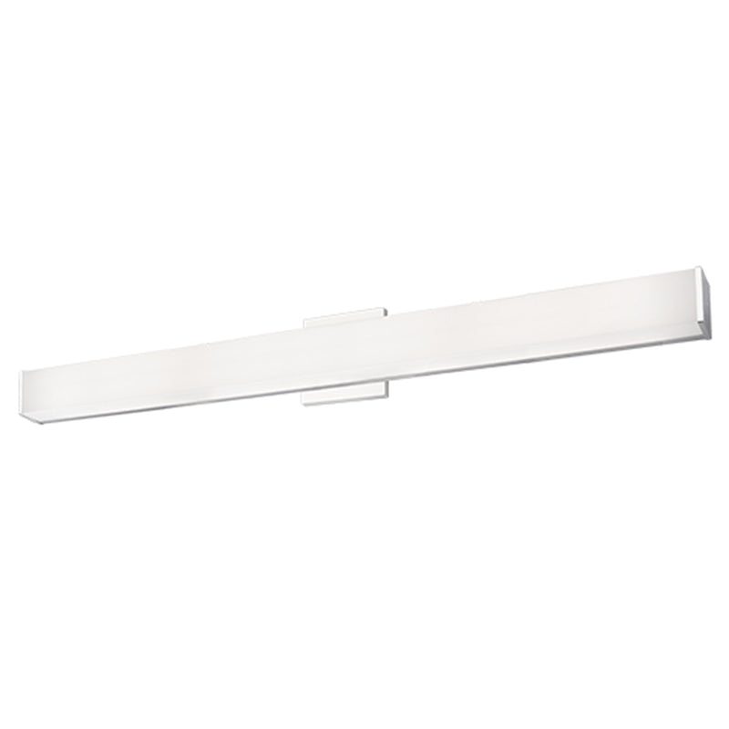 Kuzco Jane 36in LED Vanity Light | Chrome and White Acrylic Diffuser | Bathroom & Damp Location | 36.12 x 2.88 in | Model VL62236-CH