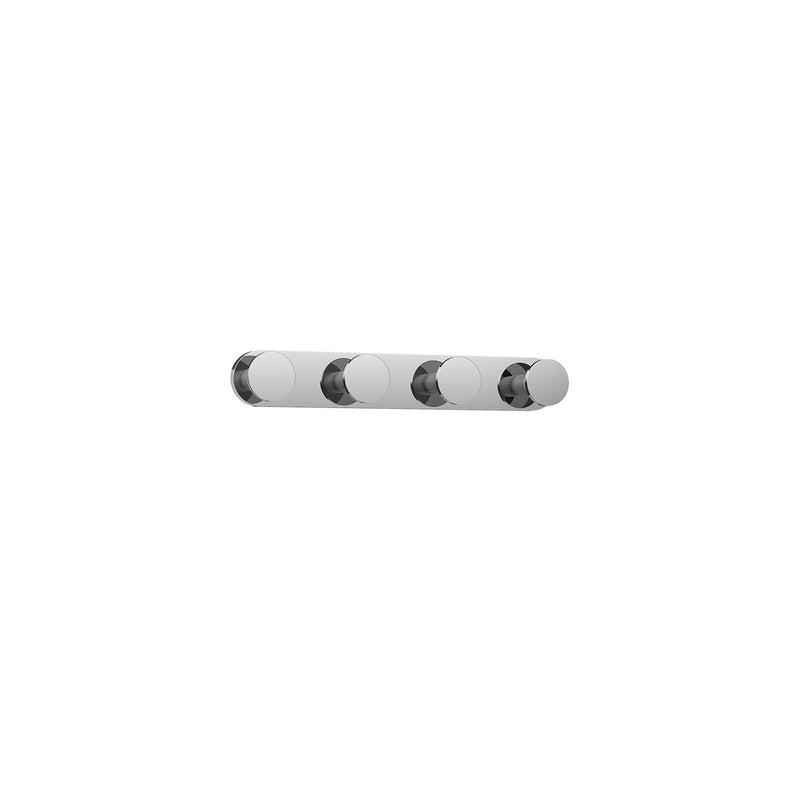 Kuzco Edna 16in 1-Light LED Vanity Light | Modern Chrome and Frosted PC Diffuser | Bathroom Vanity & Powder Room | Model VL63316-CH