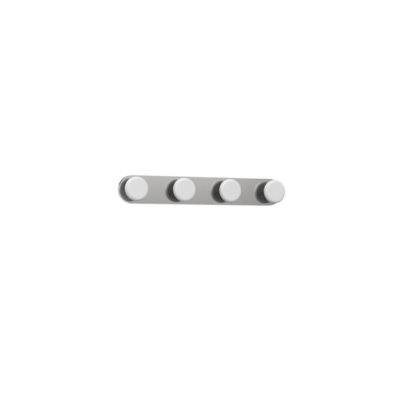 Kuzco Rezz 16in 1-Light LED Vanity | Modern Brushed Nickel and Opal Glass | Bathroom Vanity | 16 x 2.5 x 2 in | Model VL63416-BN