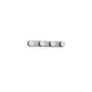 Kuzco Rezz 16in LED Vanity Light | Modern Chrome and Opal Glass | Bathroom Vanity & Powder Room Light | 850lm 3000K 90CRI Dimmable | Model VL63416-CH