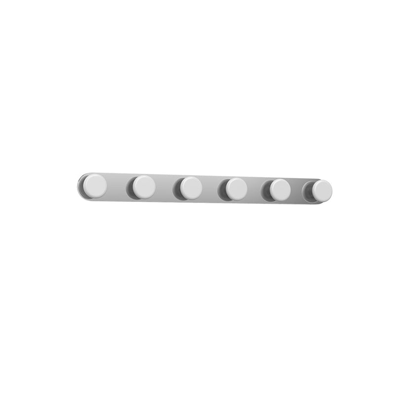 Kuzco Rezz 25in 1-Light LED Vanity Light | Modern Chrome and Opal Glass | Bathroom Vanity & Powder Room | 25 x 2.5 x 2 in | Model VL63425-CH