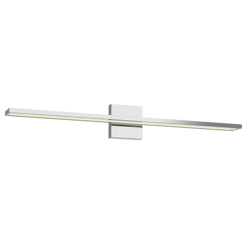 Kuzco Brio 36in LED Vanity | Chrome Acrylic Light Guide | Bathroom Vanity Light | 36.5 x 2.62 x 3.88 in | Model VL63636-CH