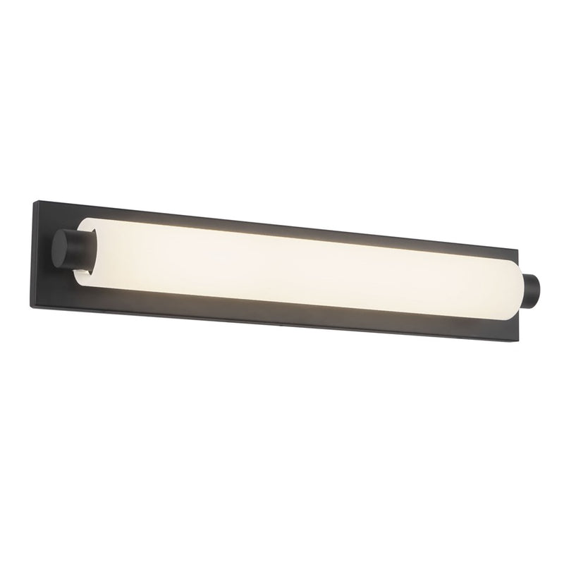 Kuzco Charleston 24" Black Dimmable LED Bathroom Vanity Light, Black