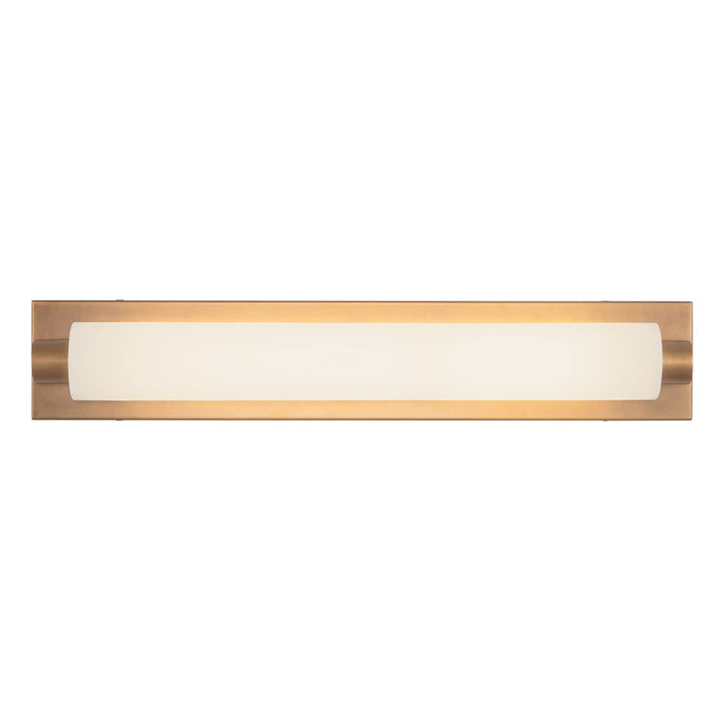 Kuzco Charleston 24" Brass Dim LED Vanity Light, Vintage Brass - VL7524-VB