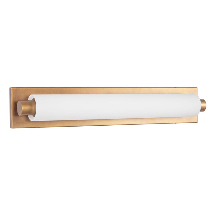 Kuzco Charleston 24" Brass Dimmable LED Vanity Light, Vintage Brass
