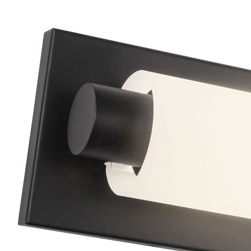 Kuzco Charleston 31" Black Dimmable LED Bathroom Vanity Light, Black