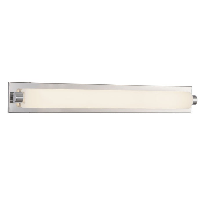 Kuzco Charleston 31" Silver Dimmable LED Bathroom Vanity Light, Chrome