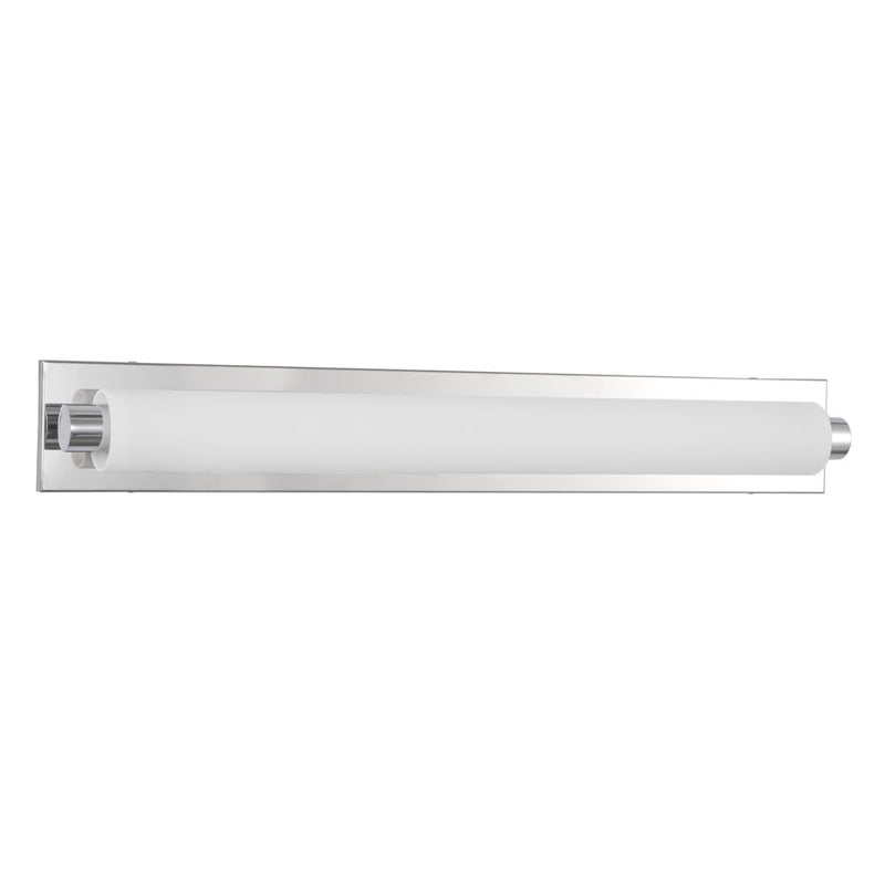 Kuzco Charleston 31" Silver Dimmable LED Bathroom Vanity Light, Chrome
