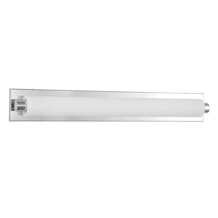 Kuzco Charleston 31" Silver Dimmable LED Bathroom Vanity Light, Chrome