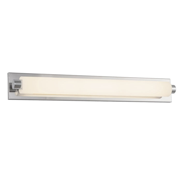 Kuzco Charleston 31" Silver Dimmable LED Bathroom Vanity Light, Chrome