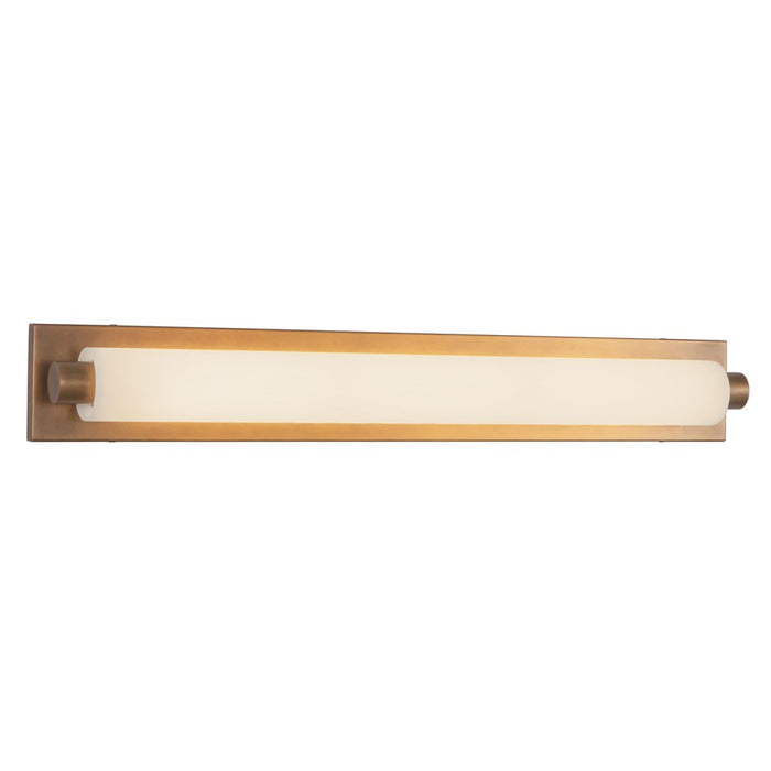 Kuzco Charleston 31" Brass Dimmable LED Vanity Light, Vintage Brass