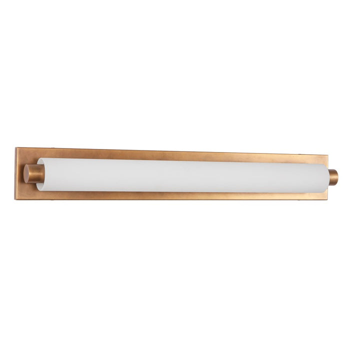 Kuzco Charleston 31" Brass Dimmable LED Vanity Light, Vintage Brass