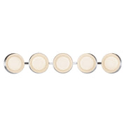 Kuzco Cleo 36" Slvr Dim LED Bathroom Vanity, Chrome/Opal Glass - VL77936-CH-OP