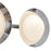 Kuzco Cleo 36" Silver Dimmable LED Bathroom Vanity, Chrome/Opal Glass