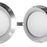 Kuzco Cleo 36" Silver Dimmable LED Bathroom Vanity, Chrome/Opal Glass