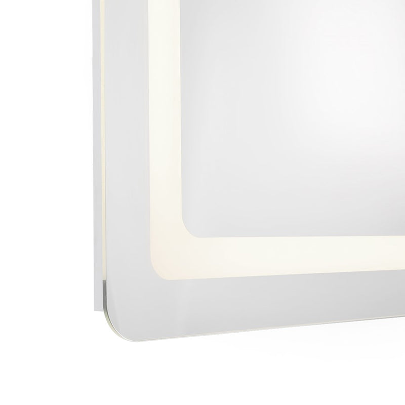 Kuzco Seneca 48" LED Vanity Mirror, Sandblasted Merc Edge