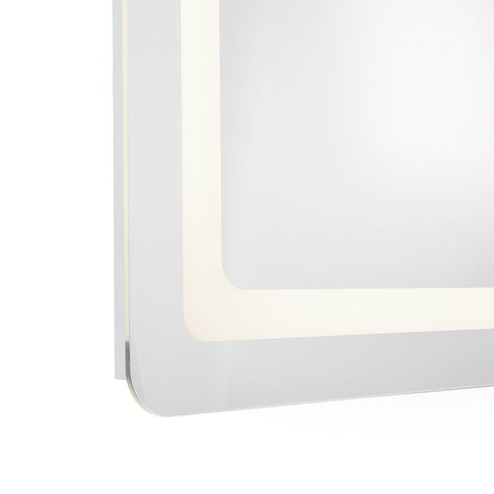 Kuzco Seneca 48" LED Vanity Mirror, Sandblasted Merc Edge